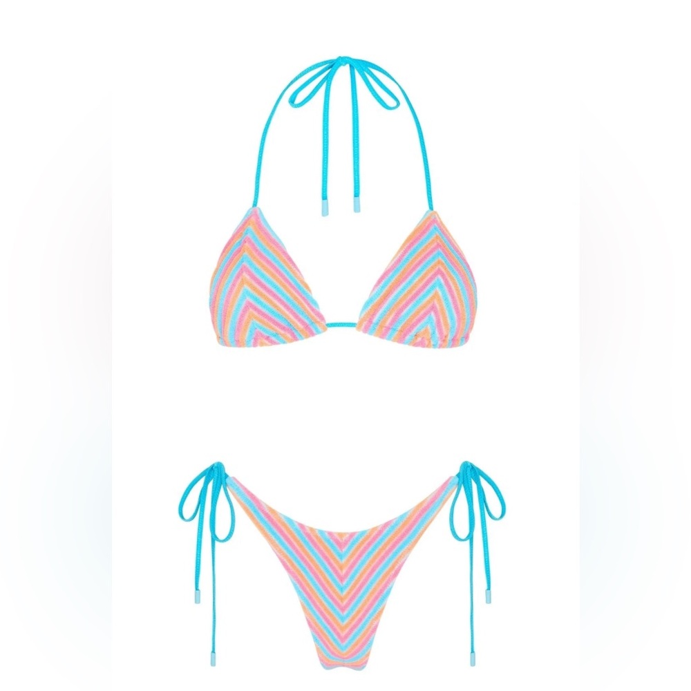 TRIANGL BIKINI - VINCA (SHERBET STRIPE)
